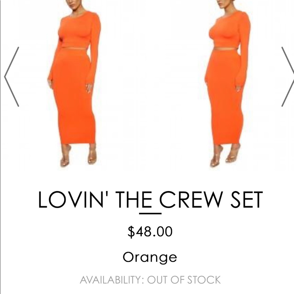 Naked Wardrobe 🍊set